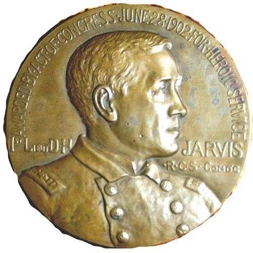 In recognition of his heroic deeds in the Overland Relief Expedition, Congress awarded Jarvis a Congressional Gold Medal referred to as “The Jarvis Medal.” (U.S. Coast Guard photo) In recognition of his heroic deeds in the Overland Relief Expedition, Congress awarded Jarvis a Congressional Gold Medal referred to as “The Jarvis Medal.” (U.S. Coast Guard photo)